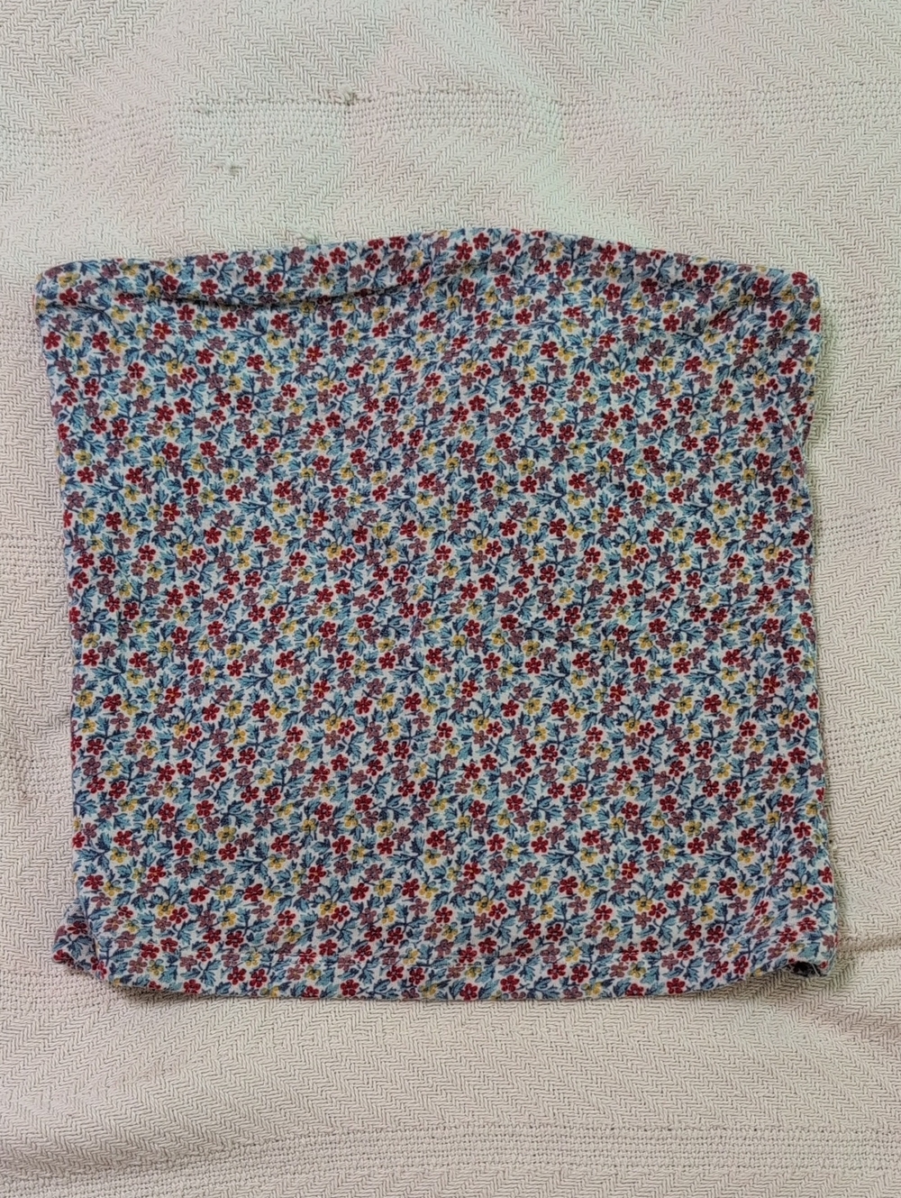 American Eagle Floral Print Tube Top